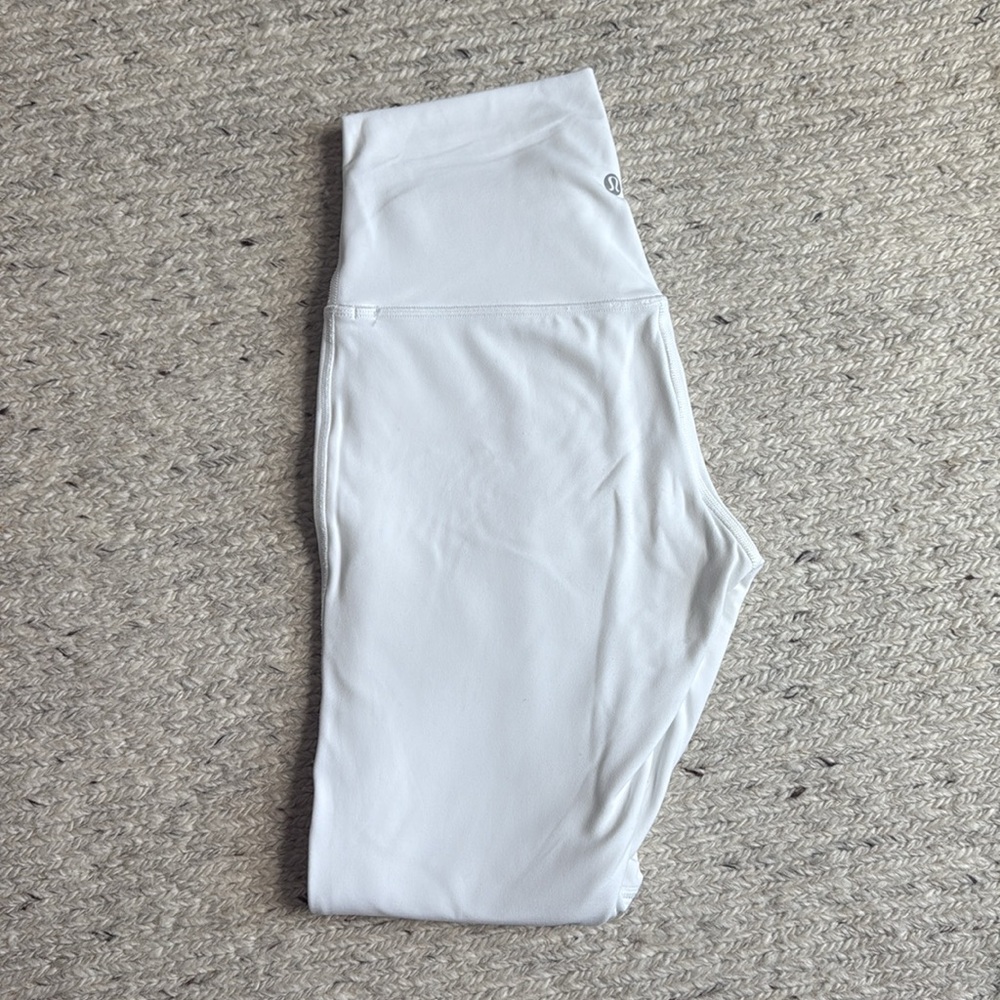 Lululemon Align 25” Leggings – White | Size 6 | High-Rise